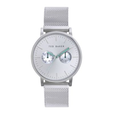 Men's silver multi function bracelet watch te3037